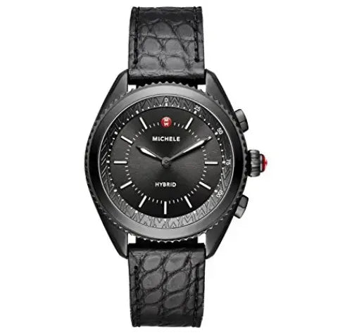 Black michelle hybrid watch