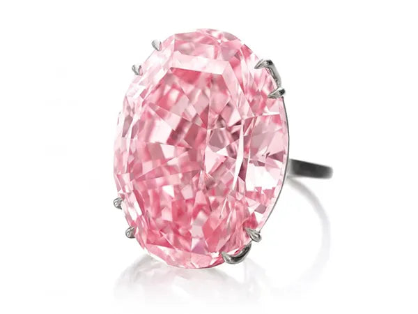 Pink gemstone ring