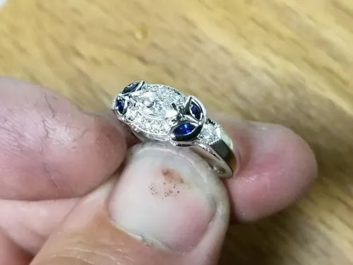 sapphire diamond ring