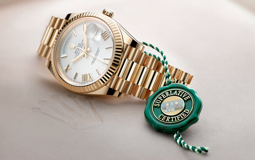 Rolex Commitment to Excellence Superlative Certified