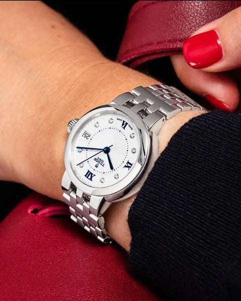 Silver Tudor watch