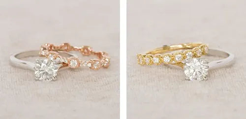 Hearts on fire wedding rings