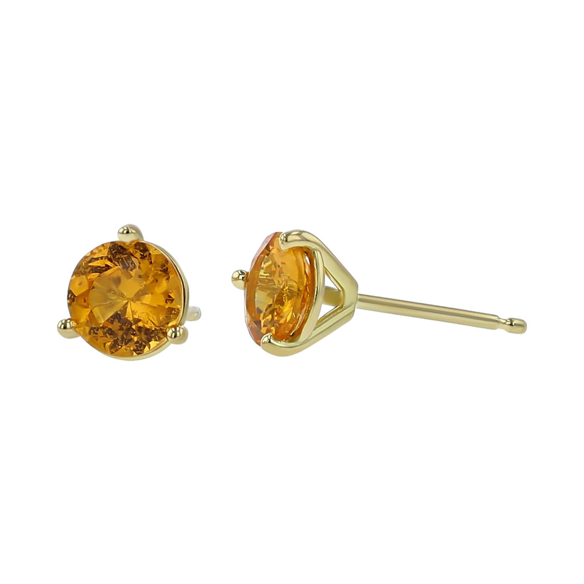 14 Karat Yellow Gold Almandine Garnet and Pearl Earrings – Aurum Jewelers