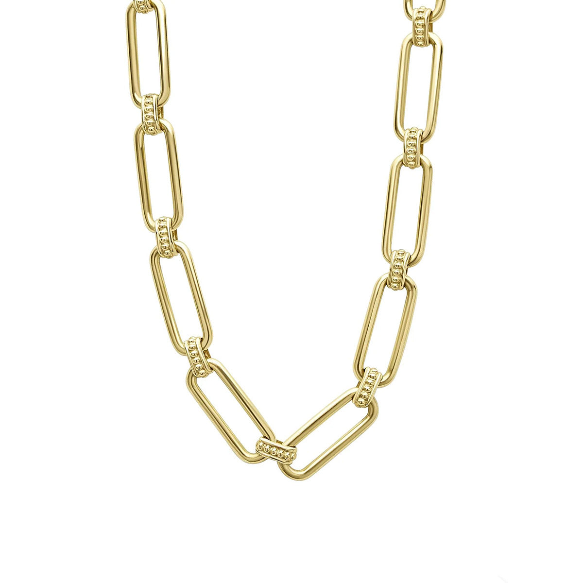 14K Gold 5 Strand Knotted Mesh Necklace