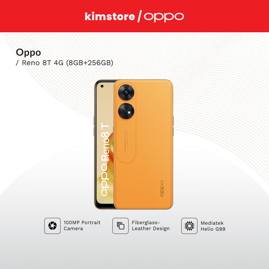 Oppo Reno 8T Smartphone 8 Gb Ram 256 Gb 6.4 Inch Dual Sim 4G - Orange