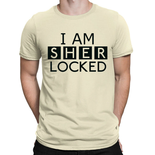 I Am Sherlocked Mens T Shirt Screen Printed Holmes Watson Sherlock Smoffle