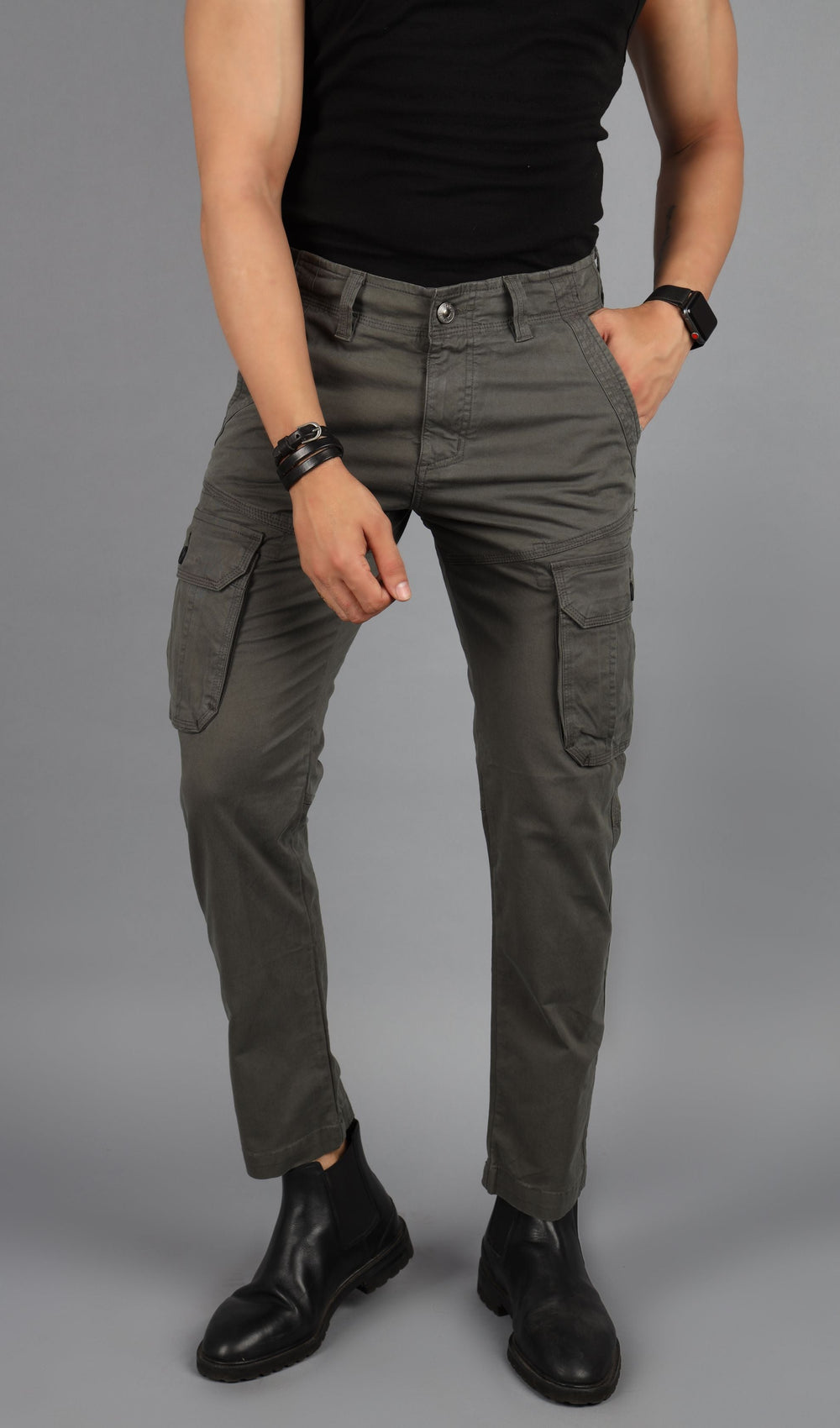 Plain Slim Fit Cargo Joggers Jeans at Rs 450/piece in New Delhi