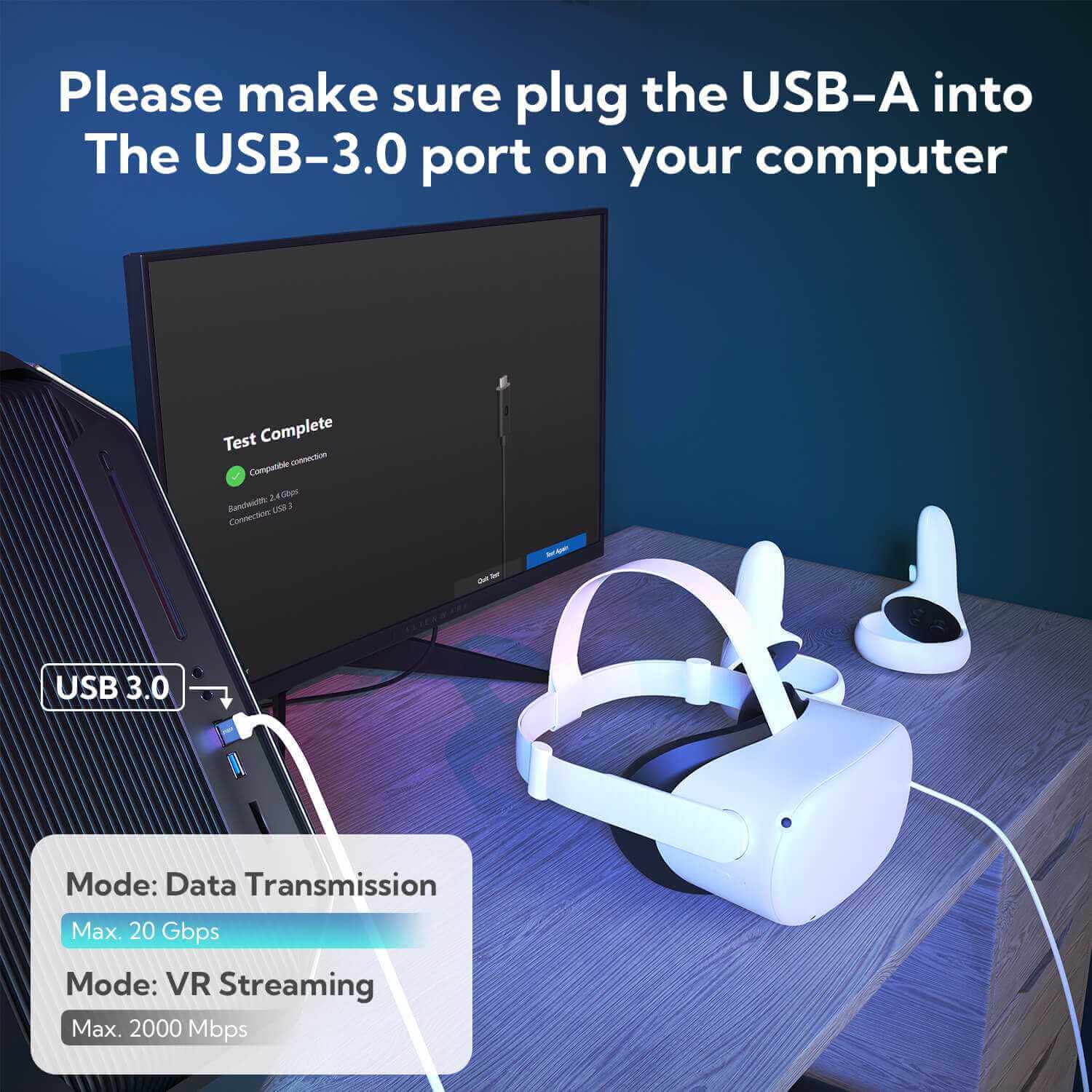 charge your Oculus Quest