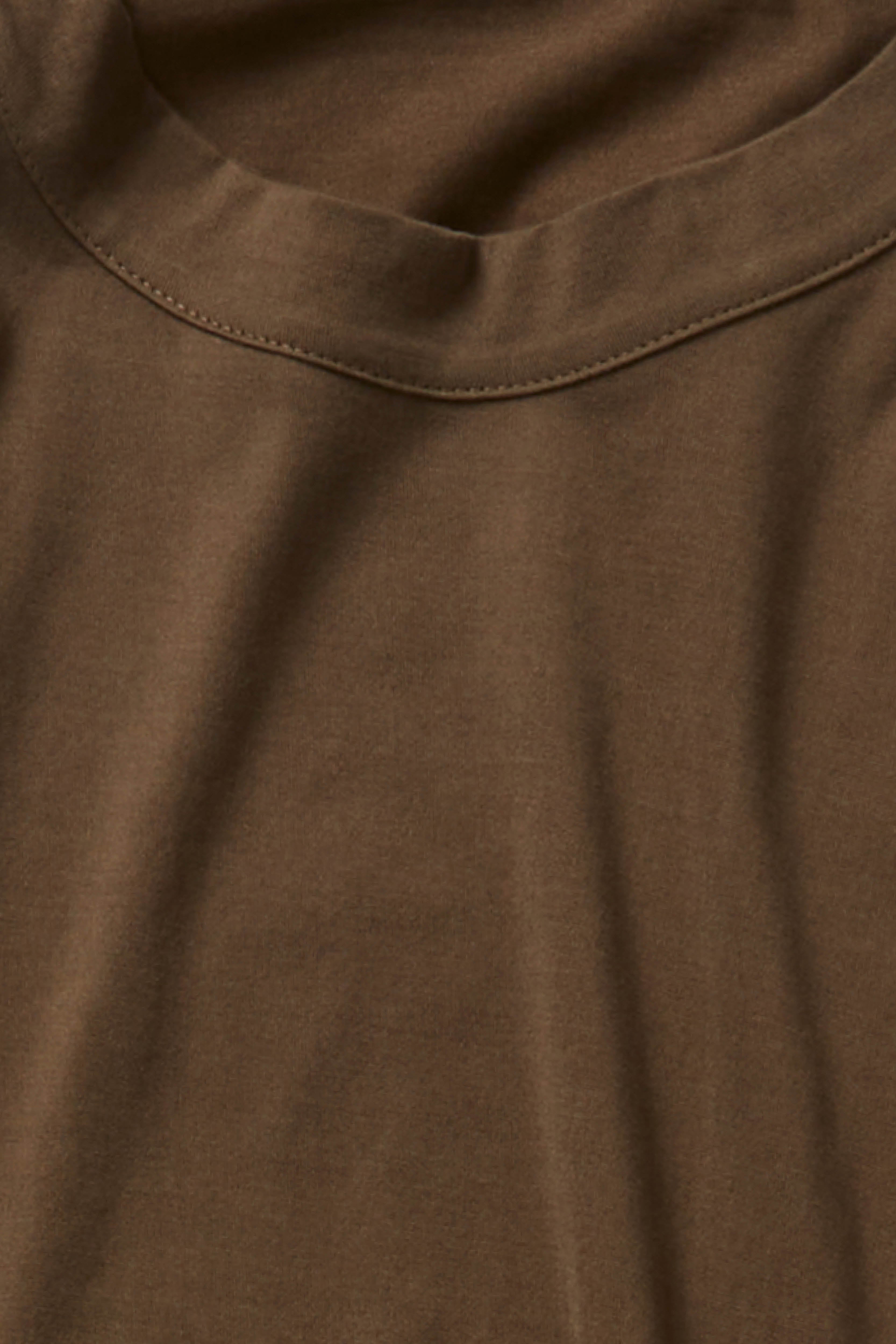 Drop Shoulder T-Shirt (Chestnut Fine Twist Jersey)