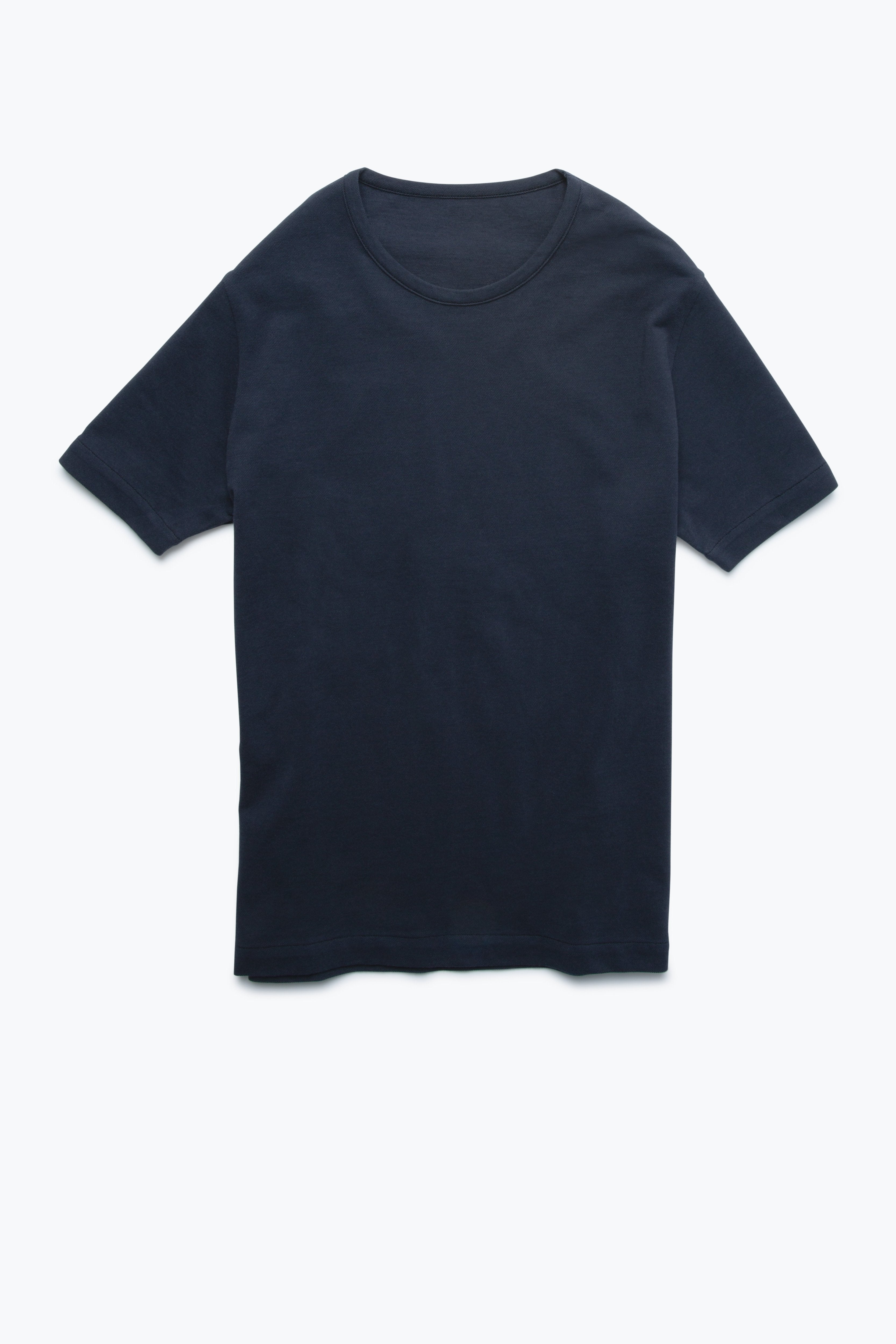 MTO - T-Shirt (Dark Indigo Cotton Pique)