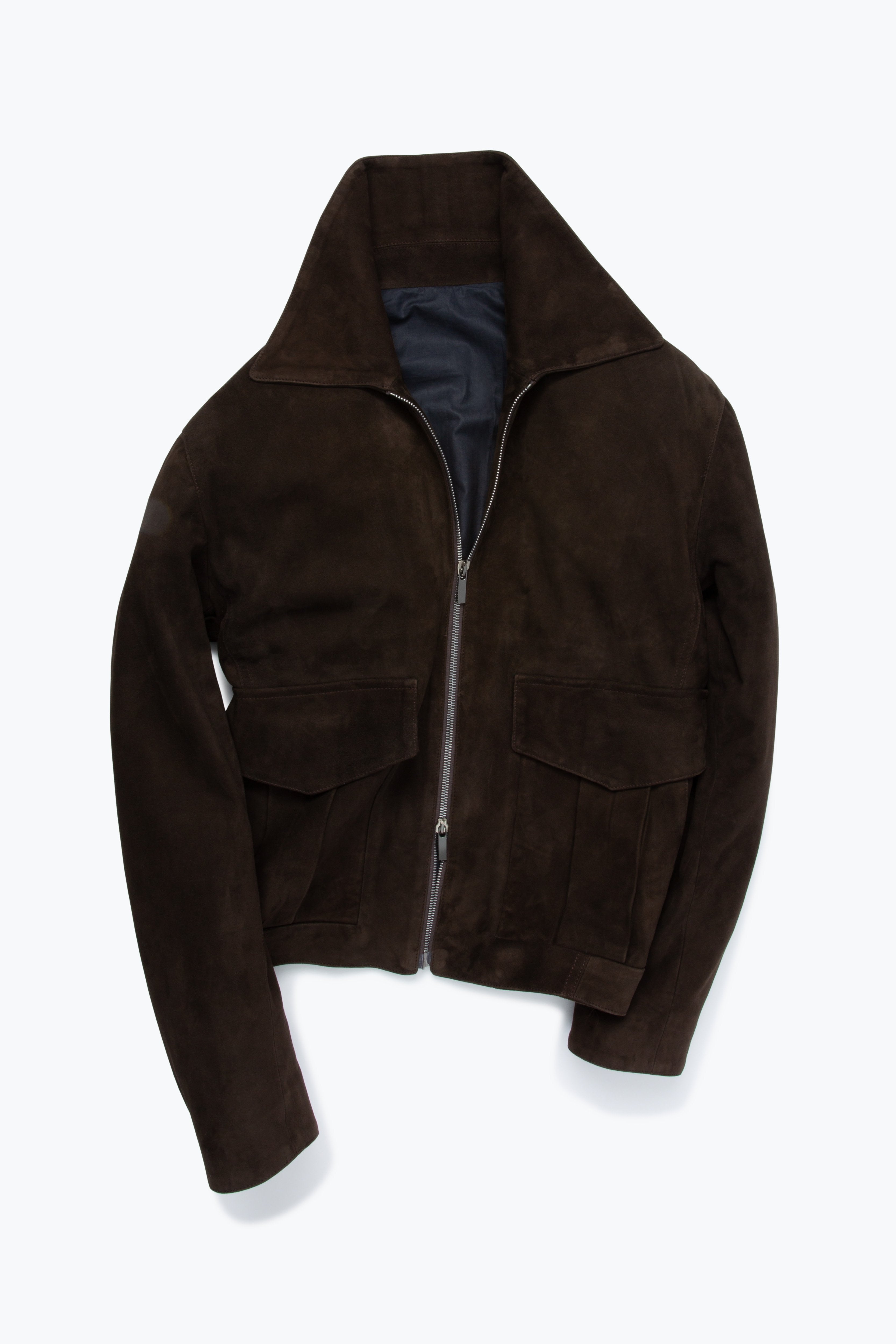 MTO - Flight Jacket (Chocolate Lamb Suede)