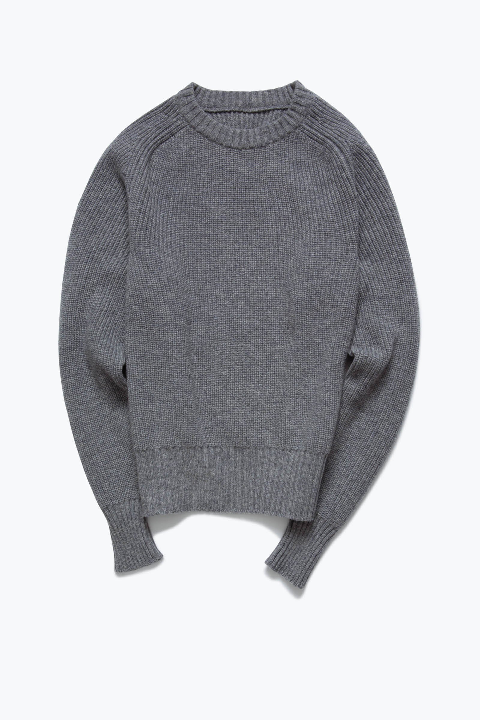 Crew Neck (Steel Grey Cashmere)