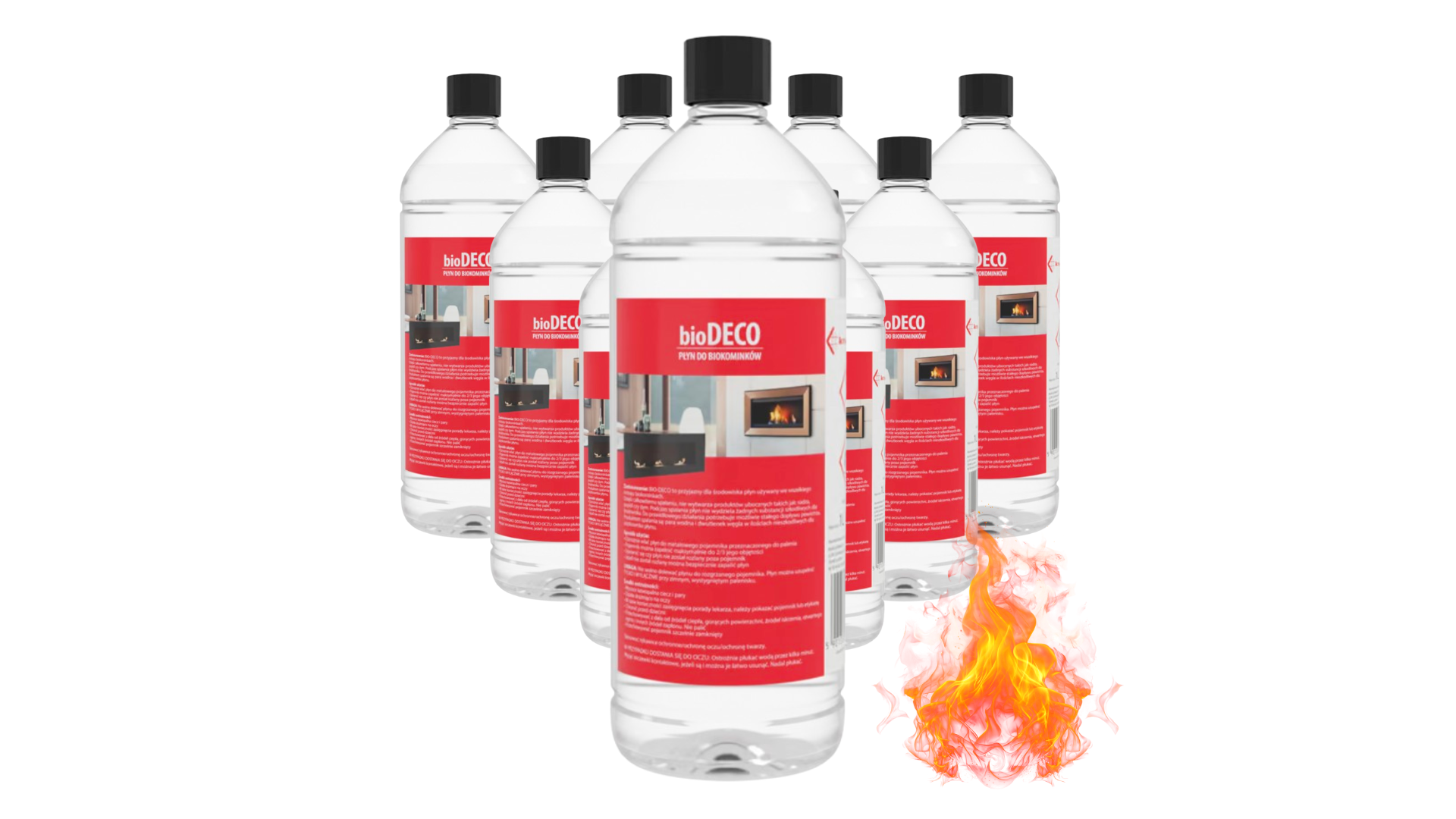 Se 12 x 1 Liter Bioethanol m/smart hældetud hos Flame-It.dk