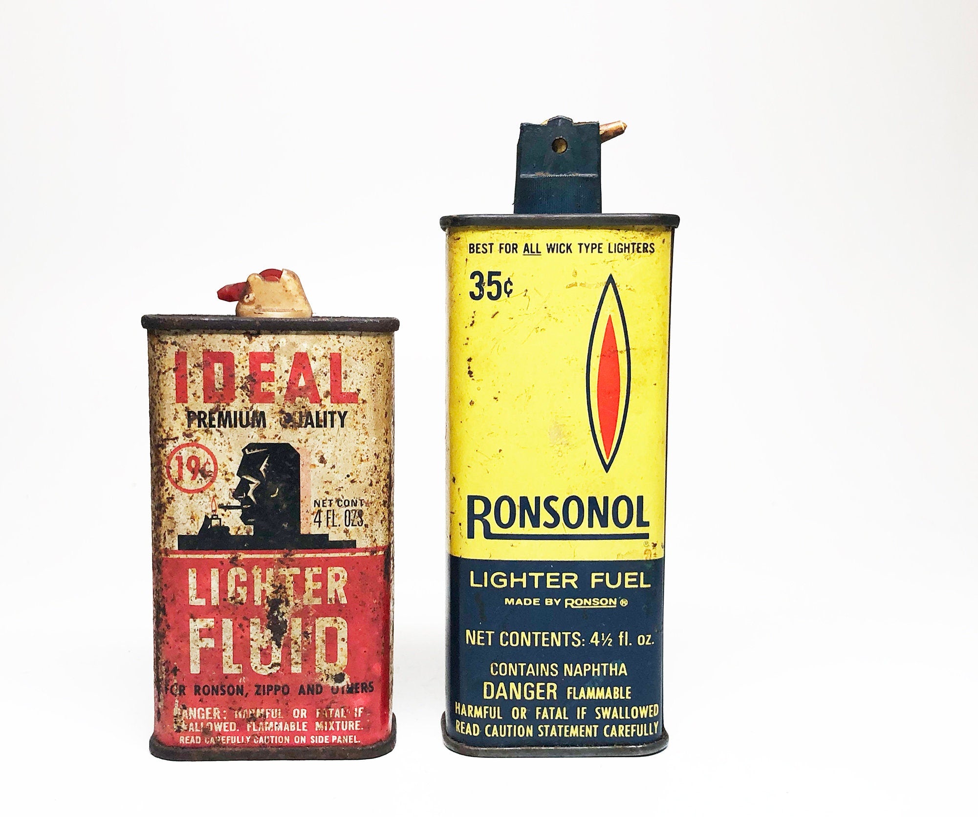 Vintage Lighter Cans - Empty Metal Ronsonol and Ideal – NORTHERN ELECTRIC LIGHTING