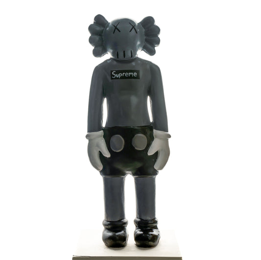 KAWS DESIGN SCULPTURE  SUPREME  BLACK – EPIC ARTWORKS