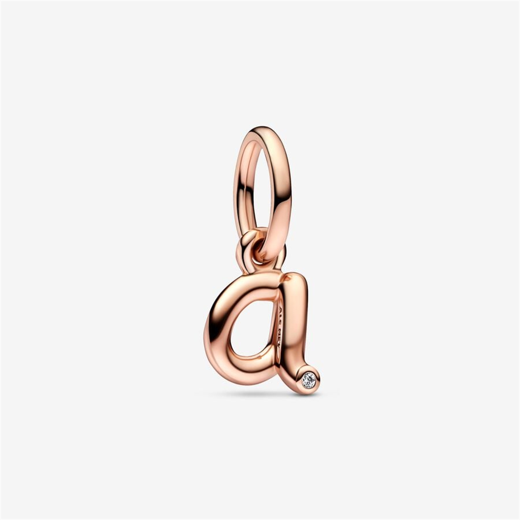 Pandora Moments Letter a Script Alphabet Dangle Charm