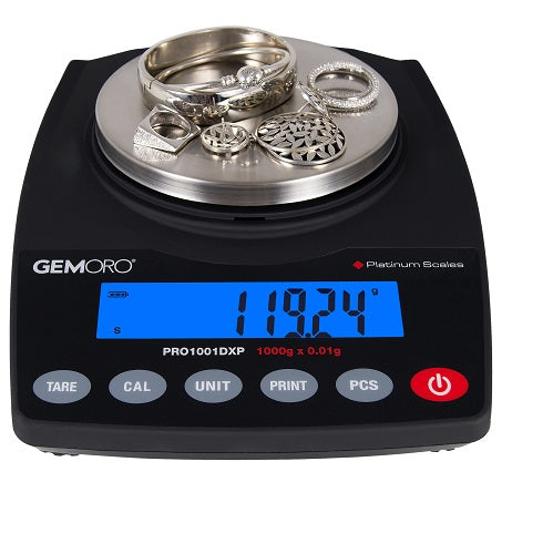 GemOro Platinum PCT251 Precision Carat Scale 250ct x .005ct