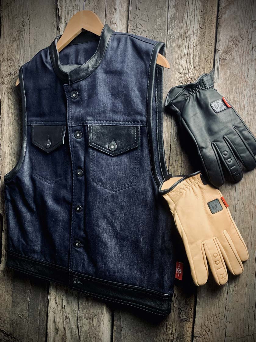 Steadfast Motorcycle Vest - Leather