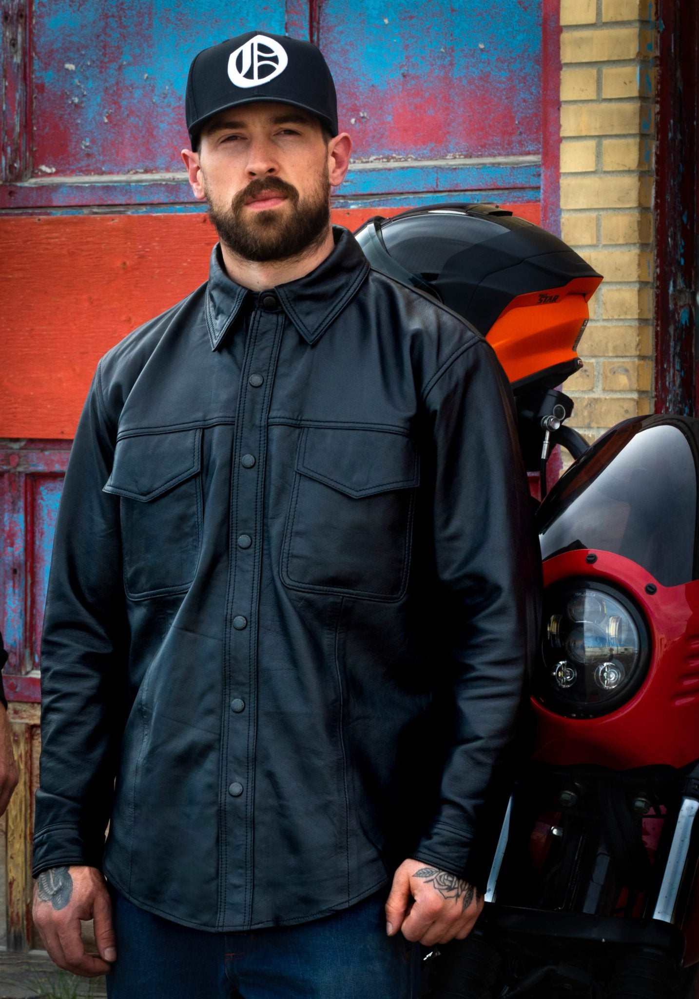 Steadfast Clubstyle Leather Motorcycle Vest - Odin Mfg