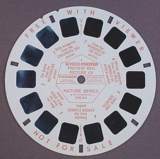 View-Master Preview Reel, Family Entertainment, DR-82, GAF Corp