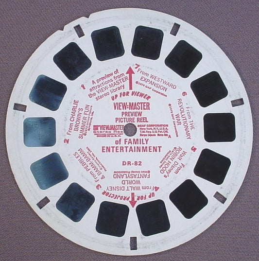 View-Master The Butchart Gardens, A016C, Reel A, 1972 1975 GAF
