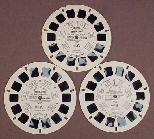 View-Master Set Of 3 Reels, Sesame Street Baby Animals, 4072