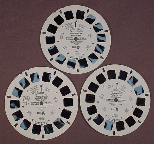 View-Master Set Of 3 Reels On A Sealed Card, Muppet Treasure