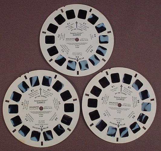 View-Master Set Of 3 Reels, Disney Winnie The Pooh And The Honey Tree,  3010, 005-268, 005-269, 005-270, 1964
