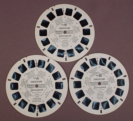 View-Master Set Of 3 Reels, U.S. Spaceport, John F Kennedy Space Center  Florida, B 662, B662, NASA, 1973 GAF, Viewmaster