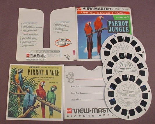 View-Master Set Of 3 Reels, Discovery Channel, 34031-6019 34031-6029  34031-6039, 1998, Viewmaster