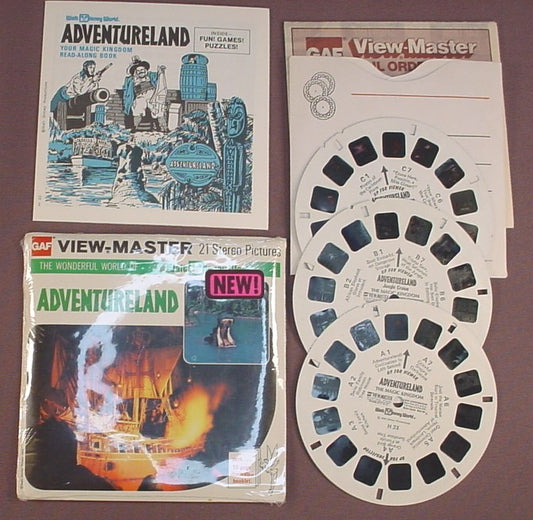 ViewMaster - Cinderella - B318 - Vintage - 3 Reel Packet - 1960's