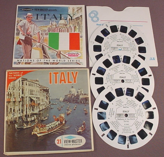 Tomorrowland - Disneyland - View-Master 3 Reel Set on Card - NEW - (VB –