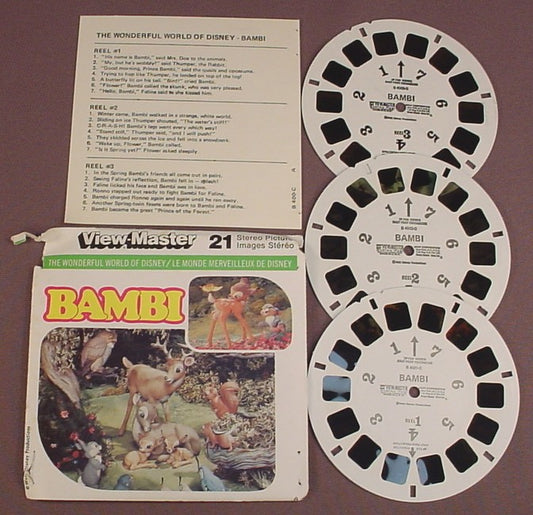 View-Master Set Of 3 Reels, Disneyland Fantasyland – Ron's Rescued Treasures