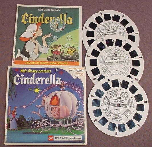 View-Master Set Of 3 Reels, Walt Disney Presents Cinderella, B 318 – Ron's  Rescued Treasures