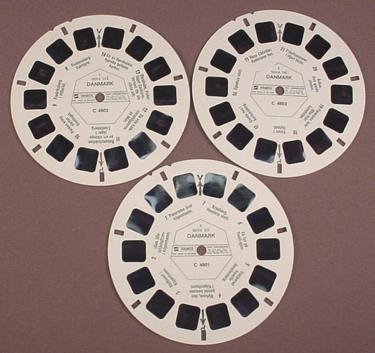 View-Master Set Of 3 Reels, Discovery Channel, 34031, 1998, Viewmaster –  Ron's Rescued Treasures