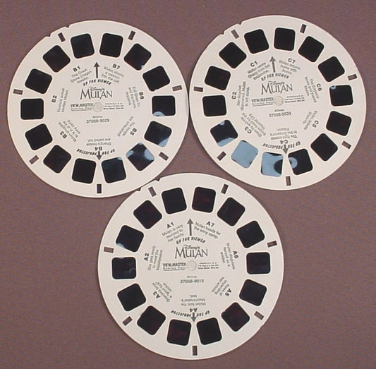 View-Master Set Of 3 Reels, Disney Snow White, 7168, 012-009 012-010  012-011, 1980, Viewmaster