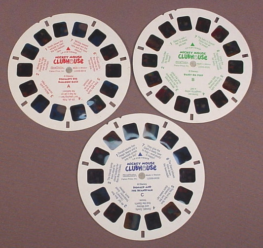 View-Master Set Of 3 Reels, Dora's World Adventure, Nick Jr, L2208-6019  L2208-6029 L22086039, 2006 Viacom, Fisher Price, Viewmaster