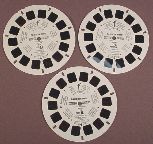 View-Master Set Of 3 Reels, Annie, N3, 1982 Columbia Pictures