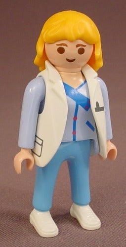 Playmobil Pregnant Doctor Hospital Pediatrician Woman with tube of cream