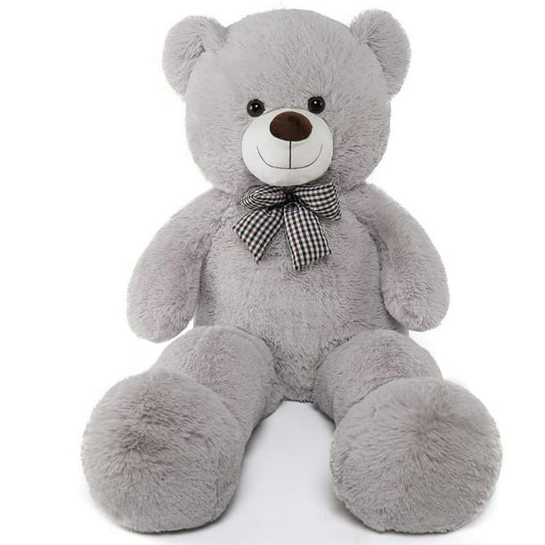 grey stuffed bear