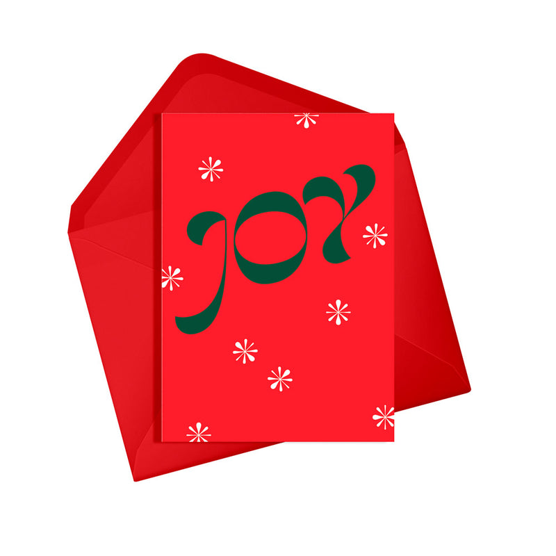 Joy Christmas card