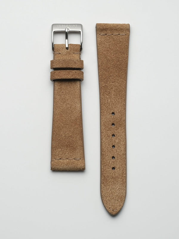 Suede Leather 2pcs Steel Strap