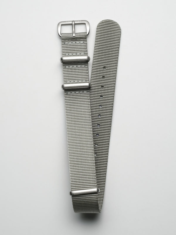 Black x Khaki Rugged Nylon Military Watch Strap