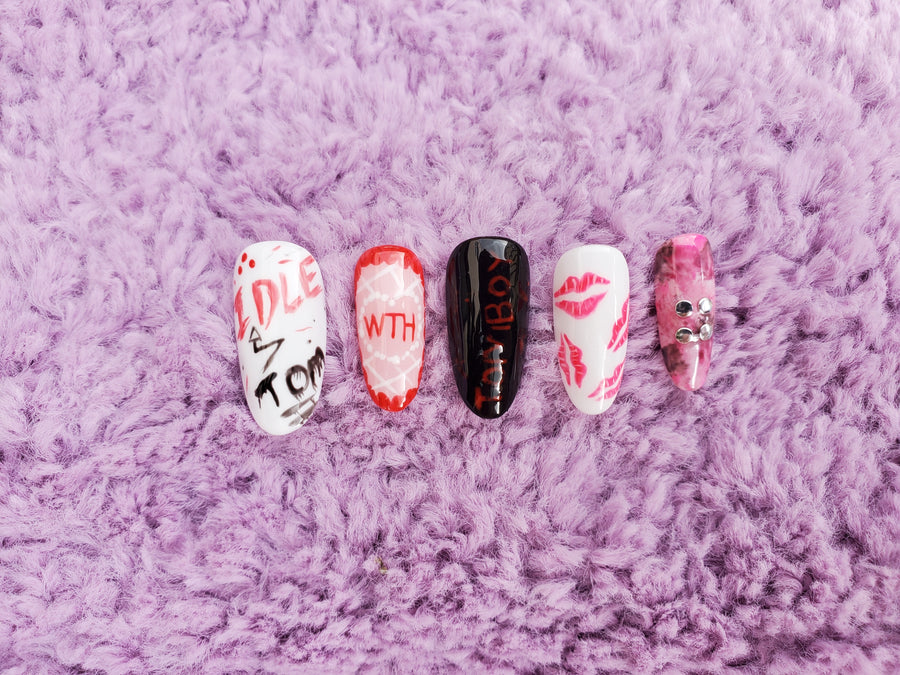 10. Tomboy Nail Art with Bold Graphics - wide 2