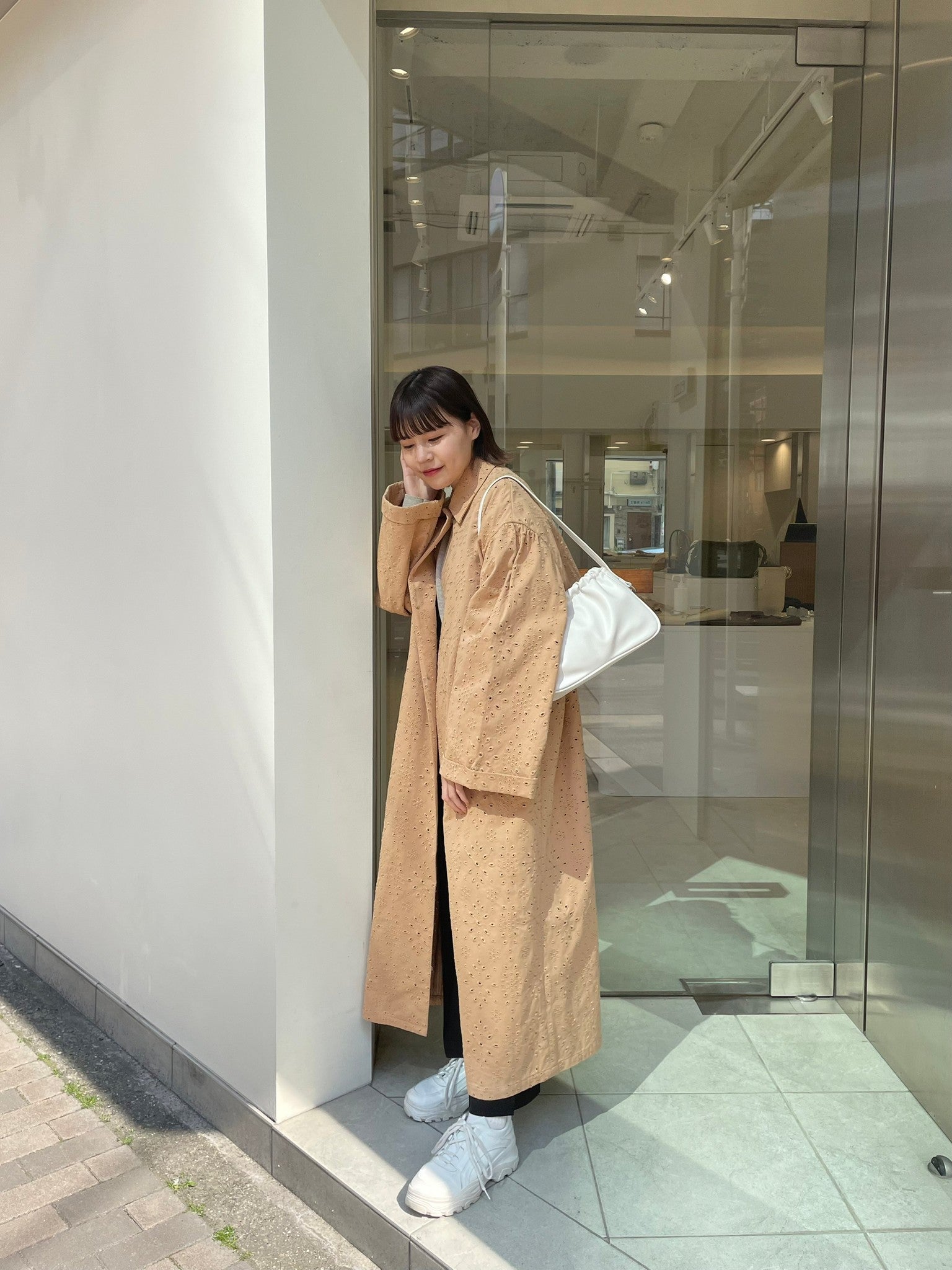 iam cutwork lace coat アイボリー | labiela.com