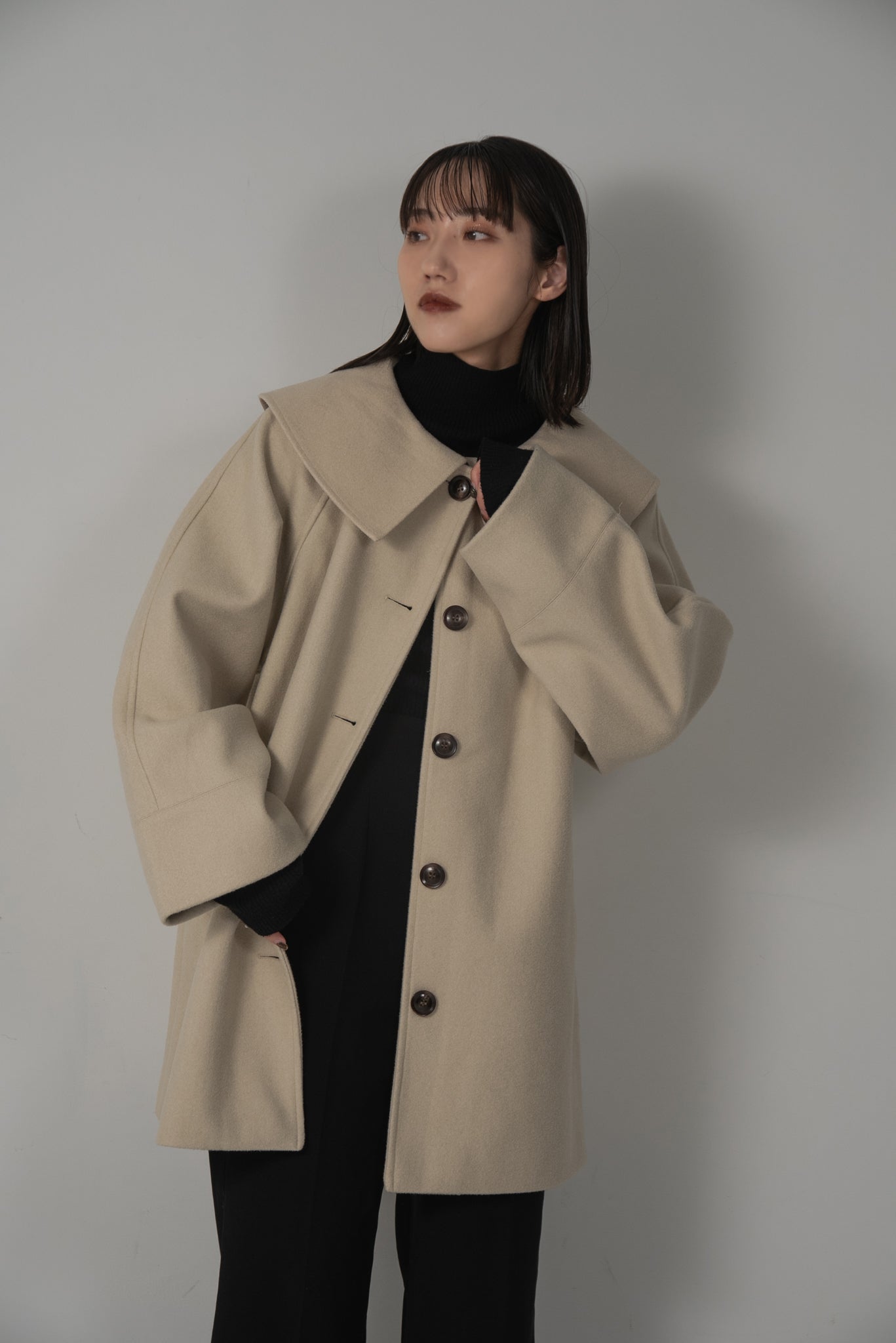 amiuramuir double face check coat