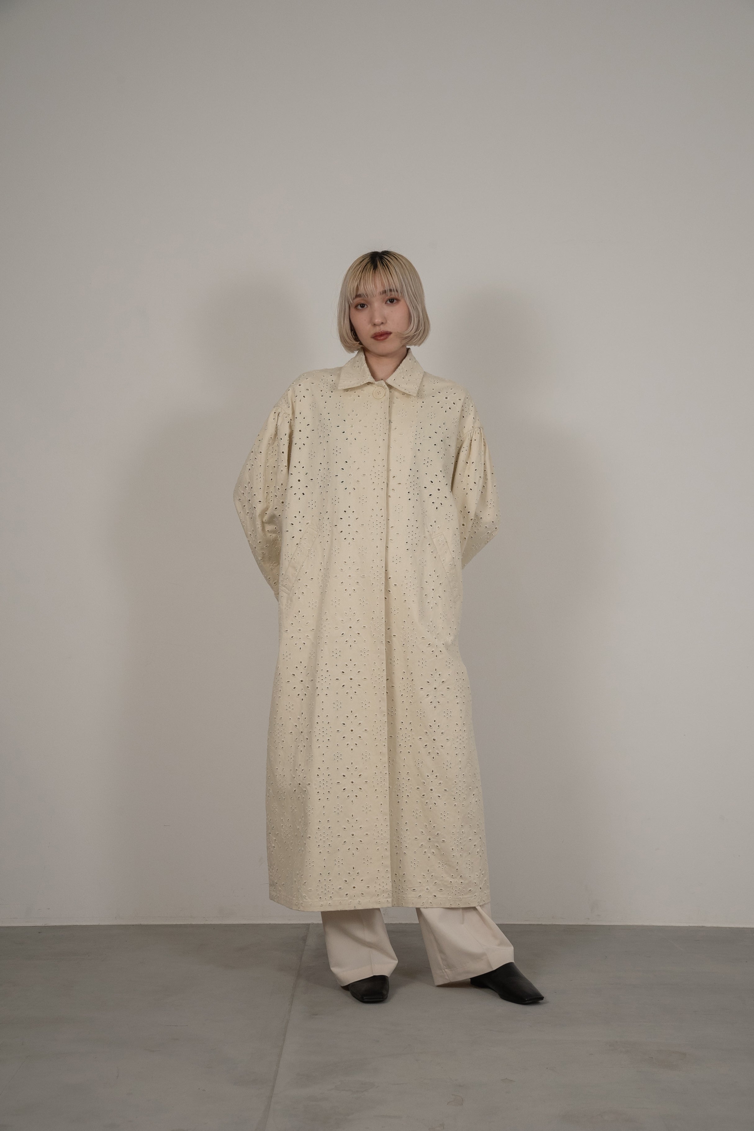 i_am cutwork lace coat eim | legaleagle.co.nz