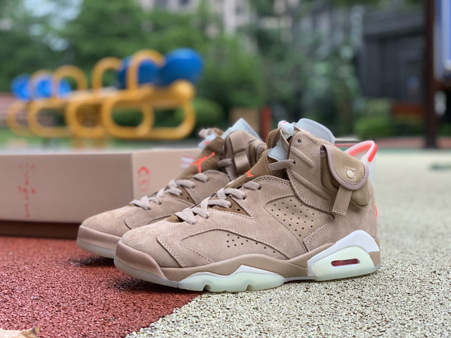 travis scott aj6 khaki