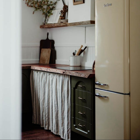 Reviving Nostalgia: Linarie's Annecy Retro Fridge in Cream at The Bushmans  by Georgya Schipp | Shop Now | Linärie Appliances | Best Sellers | Best Kitchen Appliances in Australia