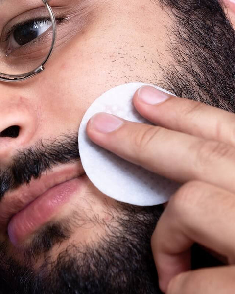 how to shave facial hair